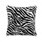 Housse de Coussin imitation fourrure Zebrela