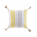 Coussin dehoussable 40x40cm Nature-Line jaune