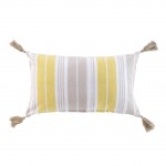 Coussin dehoussable 30x50cm Nature-Line jaune