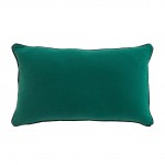 Coussin dehoussable 30 x 50 cm Lanette Emeraude