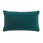 Coussin dehoussable 30 x 50 cm Lanette Petrole