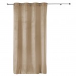 Rideau a oeillets effet velours 140 x 240 cm Velvetine sable