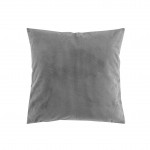 Coussin velours 40 x 40 cm Cottele gris