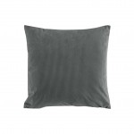 Coussin velours 40 x 40 cm Cottele anthracite