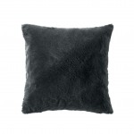 Housse de coussin a poils doux 40 x 40 cm Caresses anthracite