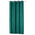 Rideau � oeillets schantung 140 x 240 cm Shana emeraude