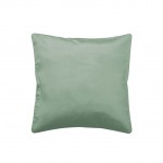 Housse de coussin Polyester Shantung Uni Shana Sauge 40 x 40 cm