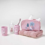 Accessoires de salle de bain 4 pieces 14 x 21 cm Petit chaton