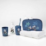 Accessoires de salle de bain 4 pieces 14 x 21 cm Petit panda