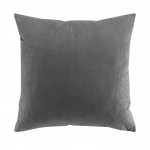 Coussin velours 50 x 50 cm Cottele anthracite