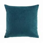 Coussin velours 50 x 50 cm Cottele petrole