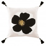 Coussin 45 x 45 cm Issey fleur or