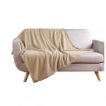 Plaid bouclette 180 x 220 cm Wooly beige