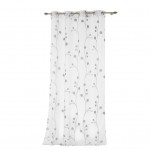 Voilage � oeillets 140 x 240 cm Clochette anthracite