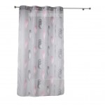 Voilage � oeillets 140 x 240 cm Po�tique gris