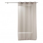 Voilage � oeillets 140 x 260 cm Telma taupe