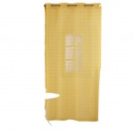 Panneau a anneaux rideau Voile 140 x 240 cm Ryane jaune