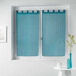Paire de Voile raye Horizon 60 x 90 cm bleu