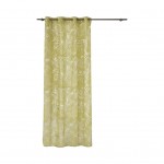 Voilage � oeillets 140 x 240 cm Eucalys jaune