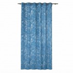 Voilage � oeillets 140 x 240 cm Eucalys bleu navy