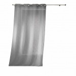 Voilage effet lin 140 x 280 cm Haltona gris