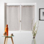 Paire de rideaux Voile 60x90cm Milza beige