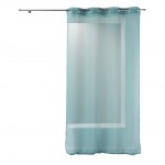 Voilage � oeillets 140 x 260 cm Telma bleu lagon