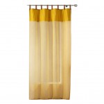 Voilage � oeillets 140 x 240 cm Milleray jaune