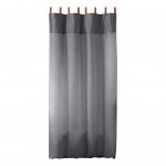 Voilage � oeillets 140 x 240 cm Milleray anthracite