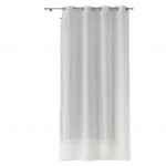 Rideau Voile effet lin 140x280cm Zazy Blanc