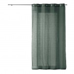 Voilage effet lin 140 x 240 cm Zazy kaki