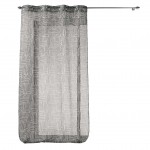 Rideau voile sable 140 x 240 cm Pandore noir