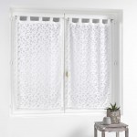 Paire de rideaux voile maille Collection Mannon