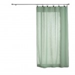 Panneau a anneaux voile tisse 140 x 240 cm Linke sauge