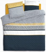 Parure housse couette 240 x 220 cm Etni raye