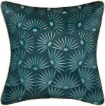 Housse de Coussin 40 x 40 cm velours orage