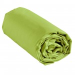 Drap housse en coton 160 x 200 cm vert pistache