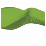 Drap housse en coton 160 x 200 cm Vert Prairie