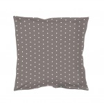 Taie d oreiller 63 x 63 cm Pixa gris blanc