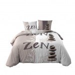 Parure de lit 240 x 220 cm Galets zen