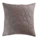 Housse de coussin uni 60 x 60 cm Dolina Taupe