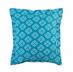 Taie d oreiller 63 x 63 cm Yoko Bleu Outremer