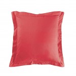 Taie d oreiller 80 x 80 cm Couleur emotion corail