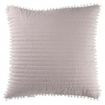 Housse de coussin Dorin 60 x 60 cm Rose et blanc