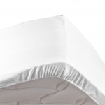 Drap Housse percaline 140x190cm blanc