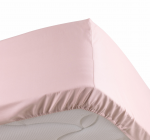 Drap Housse percale 180x200cm rose