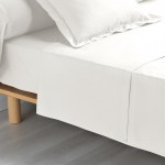 Drap plat percale 180x290cm naturel