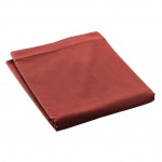 Drap plat en percale de coton 180 x 290 cm terracotta