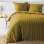 Parure Housse de couette Microfibre satine 220x240 cm Cla miel