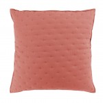 Housse de Coussin microfibre 60x60 cm Mellew Terracotta